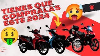 LAS MEJORES MOTOS SEMIAUTOMATICAS PARA COMPRAS ESTE 2024 italika vento yamaha honda [upl. by Llegna]