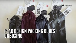 Peak Design Packing Cubes Unboxing Is This The Route to Packing Bliss [upl. by Noillid]