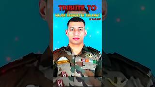 Tribute To MAJOR RAGHUNATH AHLAWAT 3 PARASF Martyred Hero Of Baramulla Operationshorts [upl. by Anan654]