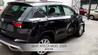 AutoComercia SEAT ATECA 2024 Autos Accidentados [upl. by Enidaj]