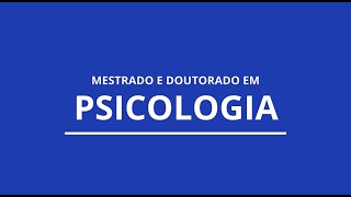 Mestrado e Doutorado em Psicologia é na Unifor 🧠📚 [upl. by Ivana]