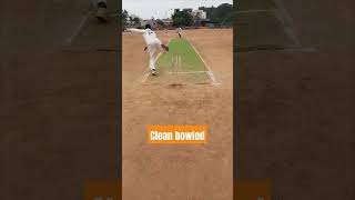 Clean bowled cricket comment subscribe [upl. by Imas127]