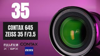 THE Budget Wide Angle Lens for Fuji GFX  Contax 645 35mm f35 [upl. by Jayson966]