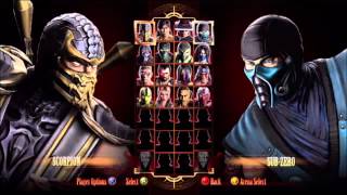 Mortal Kombat 9 Character Select Screen Music [upl. by Nnylirret]