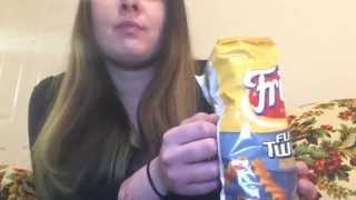 ASMR Video Eating Fritos Honey BBQ Flavor Twist Chips [upl. by Kippie]