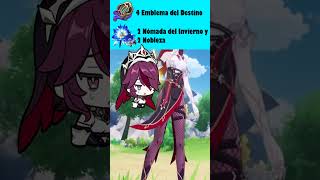 La mejor build de ROSARIA subdps GENSHIN IMPACT  actualización 43  shorts locbry [upl. by Lara]