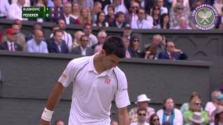 Wimbledons greatest tiebreak Epic battle between Novak Djokovic and Roger Federer in 2015 Final [upl. by Assert622]