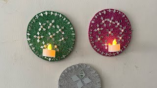 Festival DIY Diya decorations trending diy wallhanging craft homedecor happydiwali [upl. by Lefty]