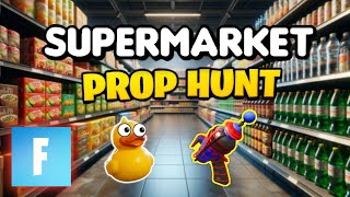 FORTNITE SUPERMARKET PROP HUNT🛒 MAP CODE 017670752945 [upl. by Ainitsirhc]