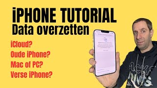 NIEUWE iPHONE HOE ZET IK DATA OVER  TUTORIAL [upl. by Emelina]