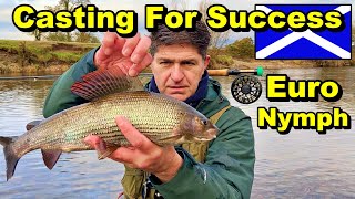 Winter EURO NYMPHING  The most exciting way to fish Rivers For big Grayling [upl. by Jaynes]