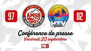 Conférence de presse  AMSB vs HTVB  2009 [upl. by Nnylannej533]