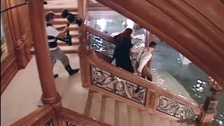 〽️TITANIC Behind The Scenes HD 60fps The Dining Room [upl. by Galasyn]