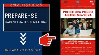 Apostila Prefeitura Pouso Alegre MG Odontólogo 2024 [upl. by Akeemaj]