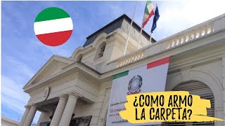 ¿CÓMO ARMAR LA CARPETA  Ciudadanía Italiana [upl. by Derriey]