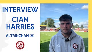 Altrincham 10 Woking  Cian Harries Interview [upl. by Mure14]