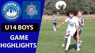 Sockers FC vs North Shore WI  U14 2010 Game Highlights Sept 2023 [upl. by Donia243]