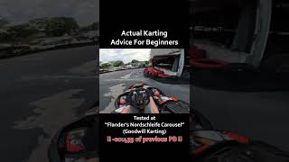 Actual quotHow To Go Kartquot Like A Pro For Beginners  quotKarting Tipquot Of The Day gokart karting [upl. by Adnarim]