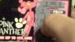 Pink Panther Scratchoff Lottery ticket [upl. by Zoubek335]