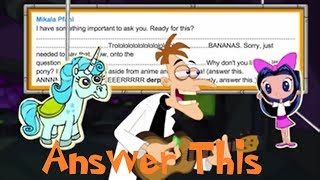 Phineas and Ferb  Answer This LyricsDoofenshmirtz Daily Dirt [upl. by Ibbetson]