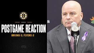 Postgame Reaction Bruins Fall to Flyers [upl. by Occor]