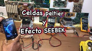 Celda peltier  producir energía eléctrica ⚡️ termoeléctrica [upl. by Atineg]