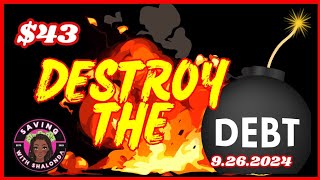 DESTROY THE DEBT  EP 19  LOW INCOME SAVINGS CHALLENGES  FUN WAYS 2 SAVE [upl. by Atnahsa]