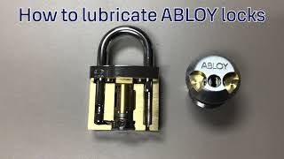 ABLOY Lock Lubrication [upl. by Veron]