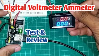 DC 0 100V 0 10A Digital Ammeter Voltmeter with dual display [upl. by Airbas]