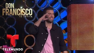 Itatí Cantoral y Jencarlos Canela improvisan escena  Don Francisco Te Invita  Entretenimiento [upl. by Aikar]