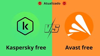 Kaspersky free VS Avast free  Vírus Windows [upl. by Satterfield]