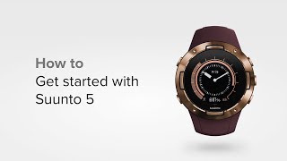 Suunto 5  How to get started [upl. by Liebowitz439]