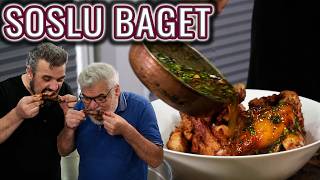 TAVUĞUN HAYATINI DEĞİŞTİREN SOS  Mangalda Soslu Baget Kelebek Tarifi [upl. by Figone]