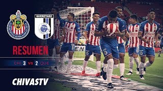 3 puntos en casa  Resumen  Chivas 32 Querétaro  Highlights  J18 LigaMX AP19 [upl. by Sapienza286]