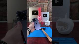 iPhone 14 pro max craush 😵 hammer ytshorts shorts iphone [upl. by Dranyer]