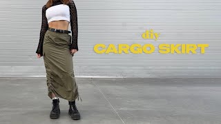 DIY Cargo Skirt  PATTERN [upl. by Ramsey]