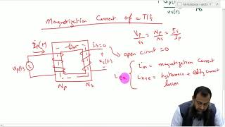 Electric Machines Module 1 Lecture 2  Transformer equivalent model and tests [upl. by Eissat319]