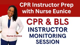 ❤️ CPR and BLS Instructor Teaching Demo  CPR Instructor Prep [upl. by Natloz]