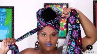 TUTORIAL Turbante by Boutique de Krioula [upl. by Busiek116]