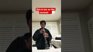 Ode to joy on clarinet 🎶 [upl. by Amak]