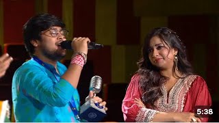 Indian Idol 15 Amay Bhasaili Re × Surili Akhiyon Wale  Subhojiit From Khargapur  Shreya Ghoshal [upl. by Niwdla]