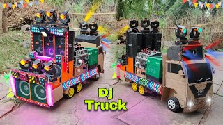 Mini Dj Truck Loading At New Home Eicher Truck Dj box and dj sharpy light big dj dj toy making sr [upl. by Buyer]