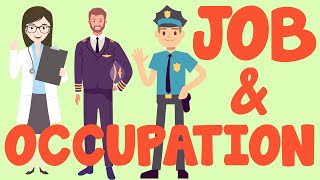 Occupation Names  Learning Job and Profession List for Kids in English [upl. by Nemzaj]