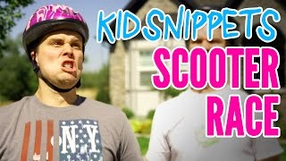 Kid Snippets quotScooter Racequot Imagined by Kids [upl. by Yseulta417]