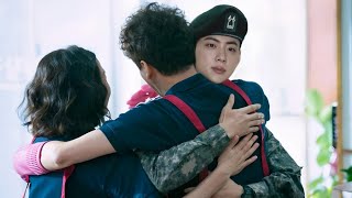 BTS News today QuietlyJins mother and father were shocked by the soldiers treatment of BTS Jin [upl. by Ingles]