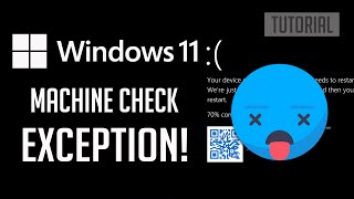 Solucion Error MACHINECHECKEXCEPTION Pantalla Negra en Windows 11 [upl. by Airdnaxela]