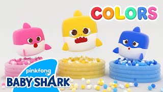 🎨NEW Colorful Cube Sharks Doo Doo Doo  Baby Shark Toy Song  Baby Shark Official [upl. by Xineohp]