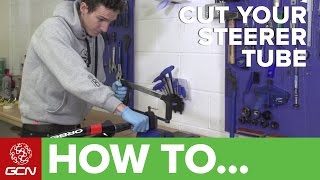 How To Cut A Road Bike Steerer Tube [upl. by Evalyn]