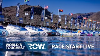 Race Start LIVE  Worlds Toughest Row  Atlantic 2023 [upl. by Deering634]