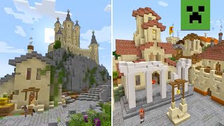 Minecraft Builds Breathtaking Medieval Town [upl. by Ronni827]